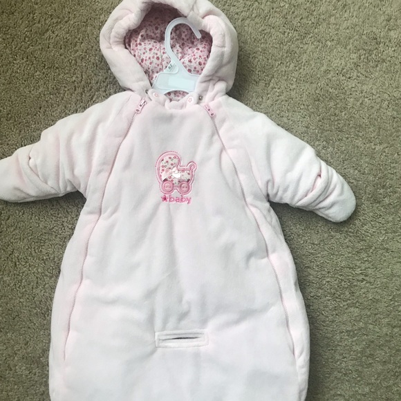 carters baby girl snowsuit